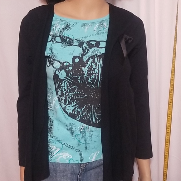 Forever orchid teal heart shirt - Picture 3 of 4